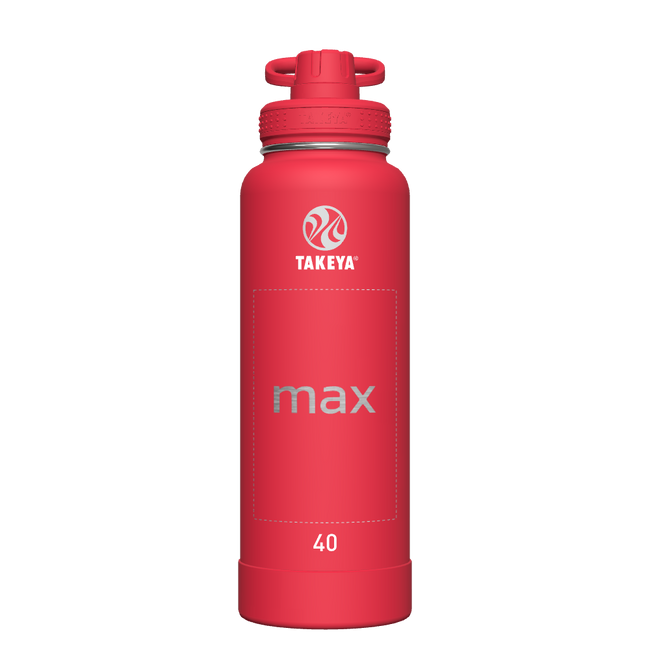 Actives Water Bottle With Spout Lid - customized