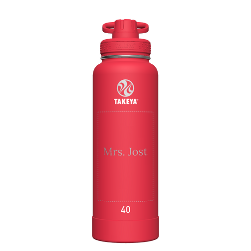 Actives Water Bottle With Spout Lid - customized