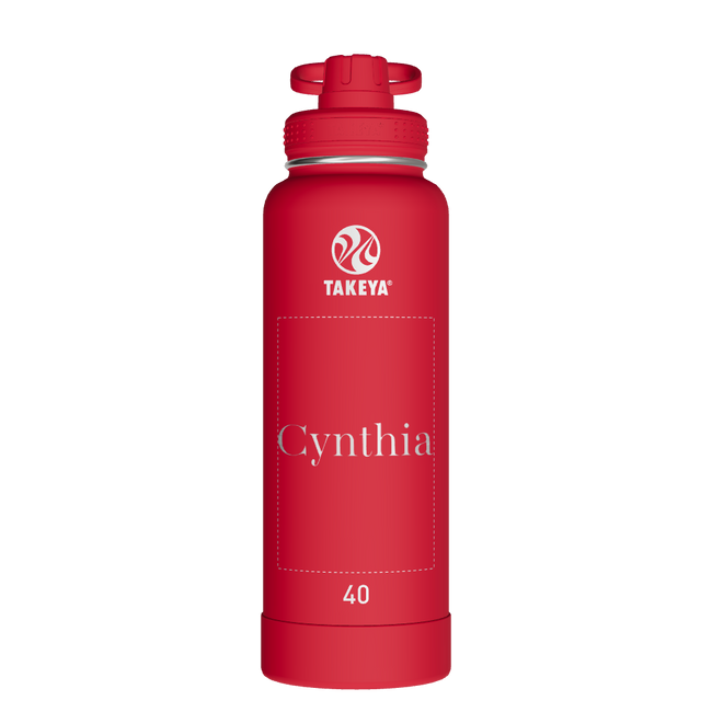 Actives Water Bottle With Spout Lid - customized