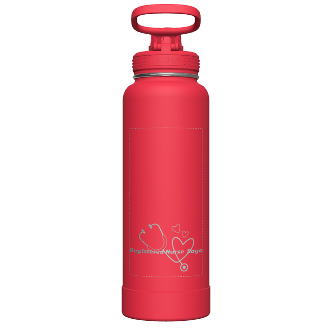 Actives Water Bottle With Spout Lid - customized
