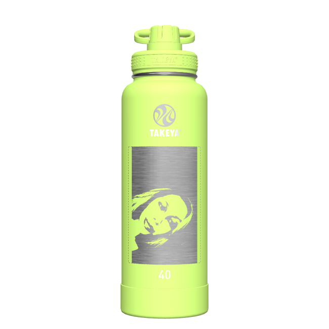 Actives Water Bottle With Spout Lid - customized