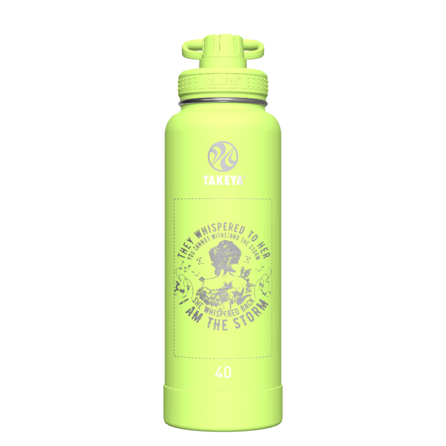 Actives Water Bottle With Spout Lid - customized