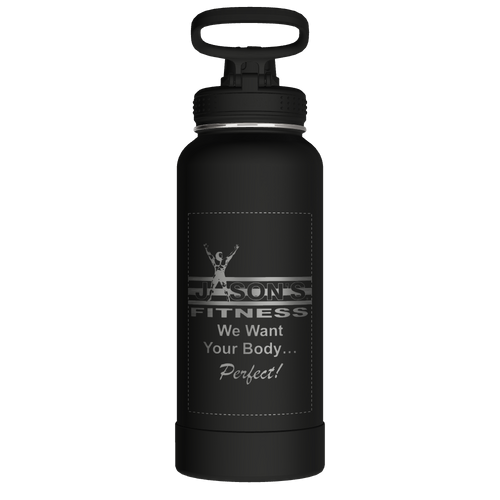 Actives Water Bottle With Spout Lid - customized