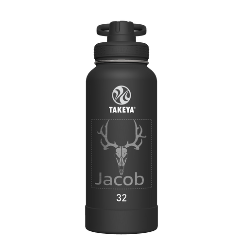 Actives Water Bottle With Spout Lid - customized