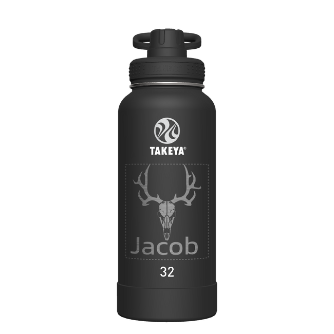 Actives Water Bottle With Spout Lid - customized