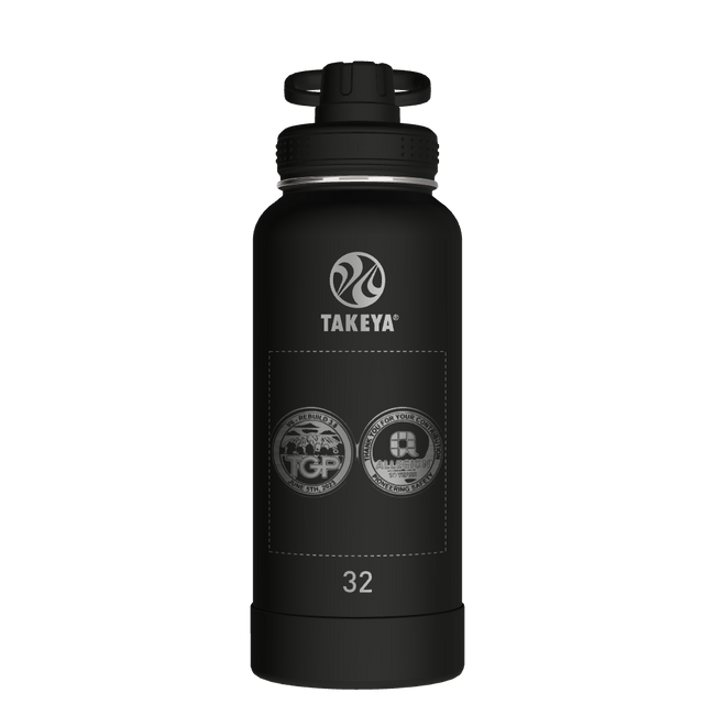 Actives Water Bottle With Spout Lid - customized