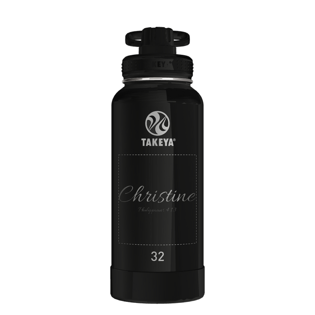 Actives Water Bottle With Spout Lid - customized