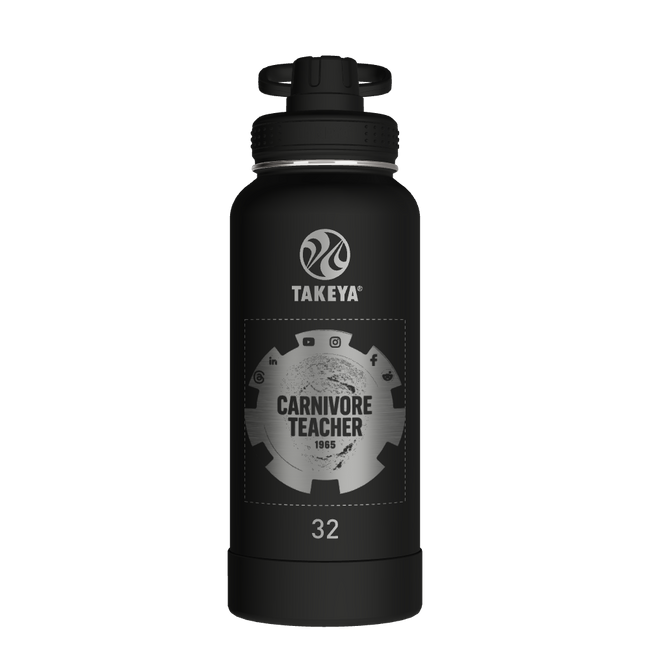 Actives Water Bottle With Spout Lid - customized