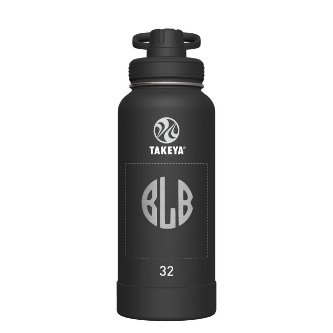 Actives Water Bottle With Spout Lid - customized