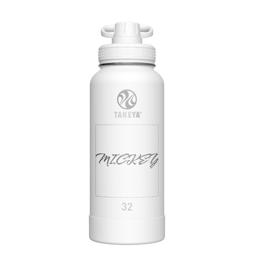 Actives Water Bottle With Spout Lid - customized