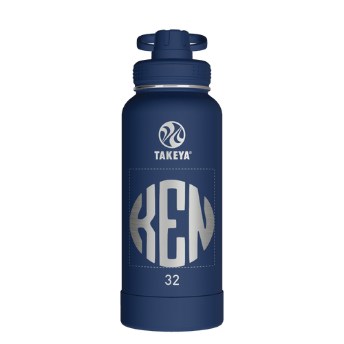 Actives Water Bottle With Spout Lid - customized