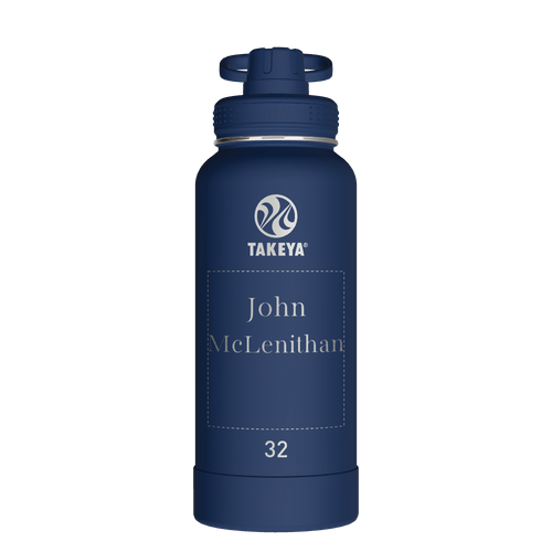 Actives Water Bottle With Spout Lid - customized