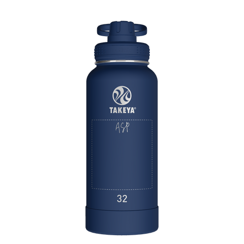 Actives Water Bottle With Spout Lid - customized