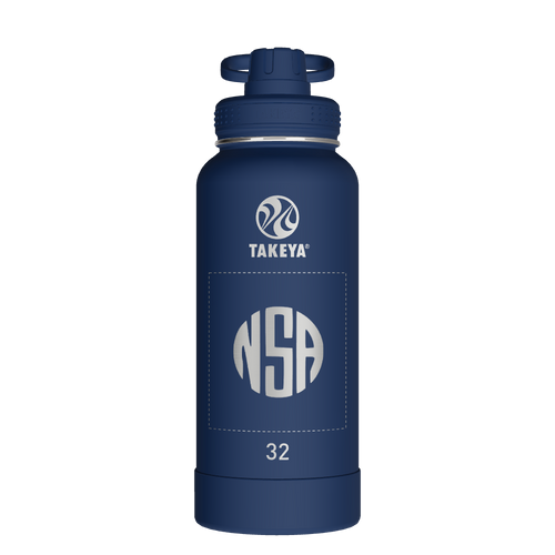 Actives Water Bottle With Spout Lid - customized
