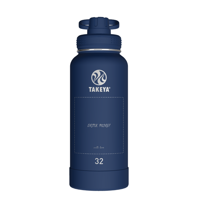 Actives Water Bottle With Spout Lid - customized
