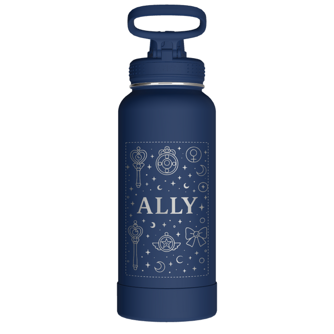 Actives Water Bottle With Spout Lid - customized