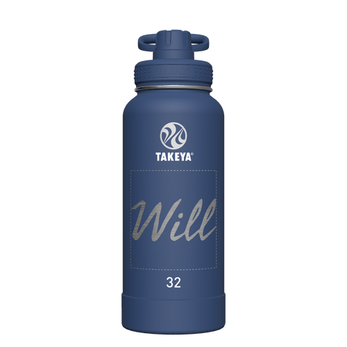 Actives Water Bottle With Spout Lid - customized