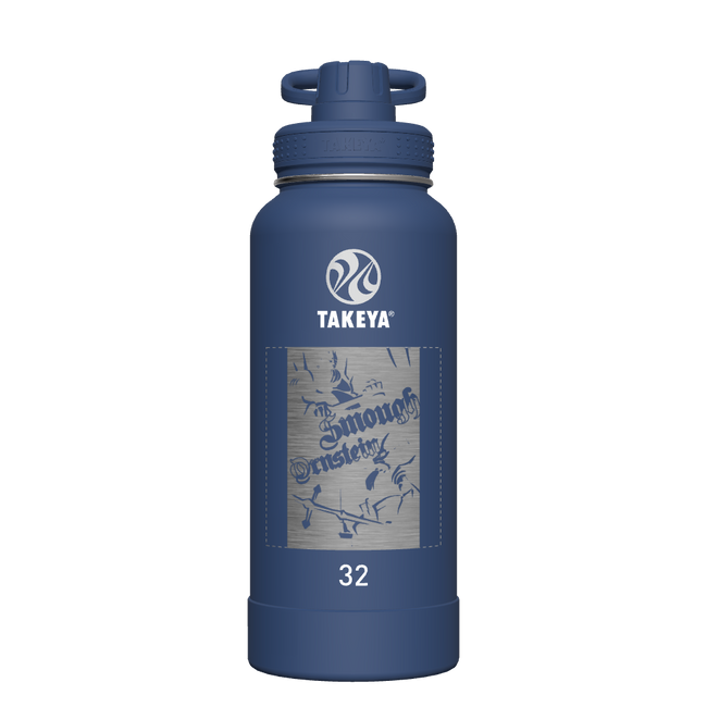Actives Water Bottle With Spout Lid - customized