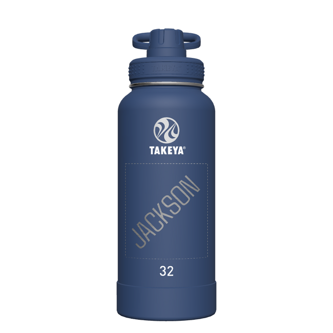 Actives Water Bottle With Spout Lid - customized