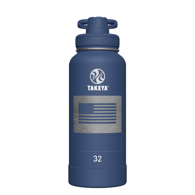 Actives Water Bottle With Spout Lid - customized