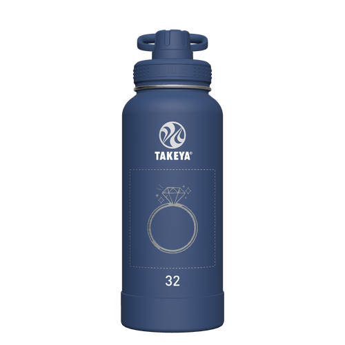 Actives Water Bottle With Spout Lid - customized
