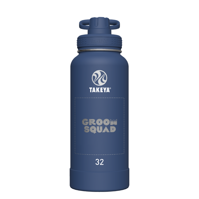 Actives Water Bottle With Spout Lid - customized