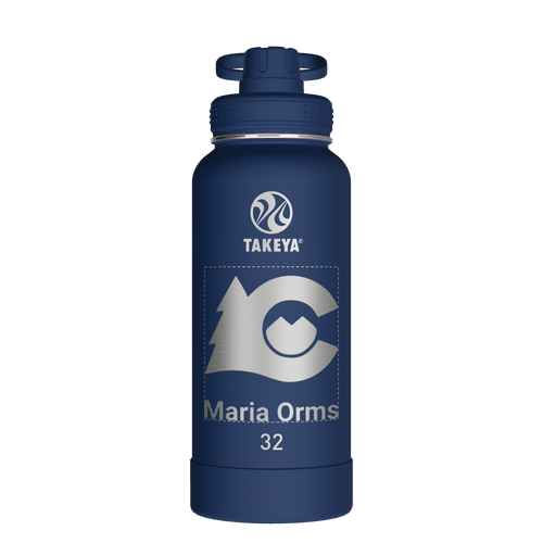 Actives Water Bottle With Spout Lid - customized