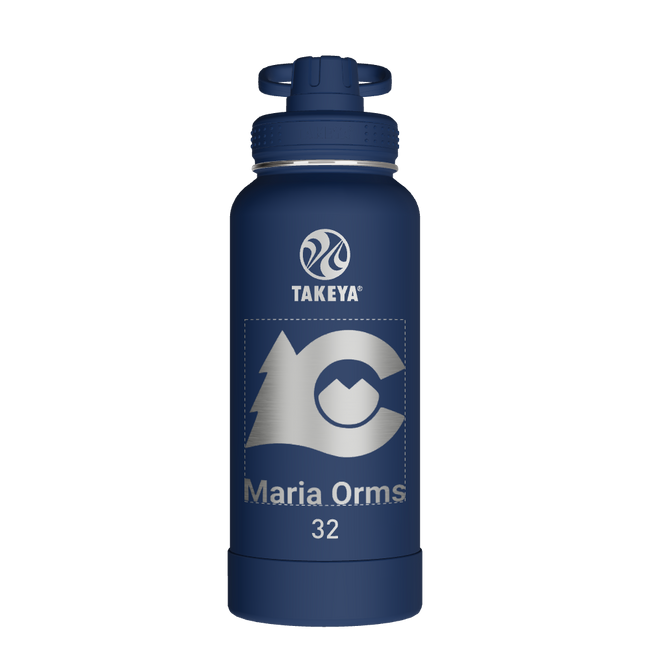 Actives Water Bottle With Spout Lid - customized