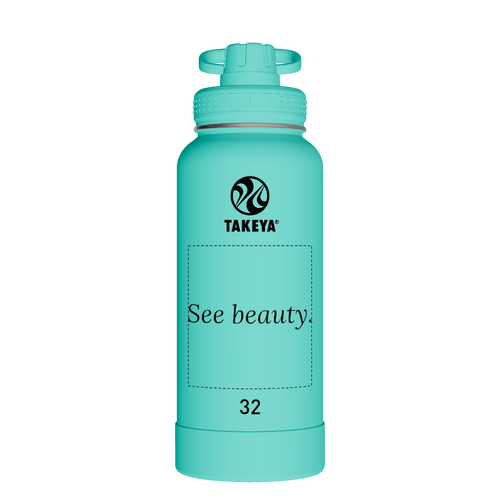 Actives Water Bottle With Spout Lid - customized