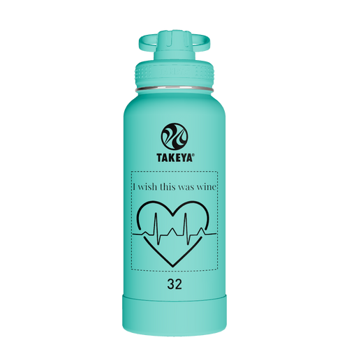 Actives Water Bottle With Spout Lid - customized