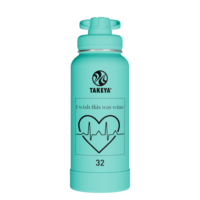 Actives Water Bottle With Spout Lid - customized