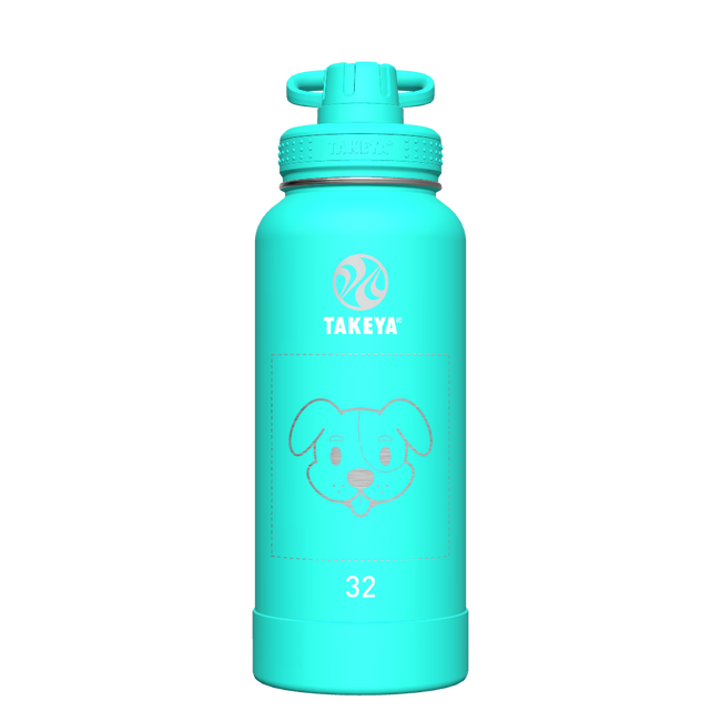 Actives Water Bottle With Spout Lid - customized