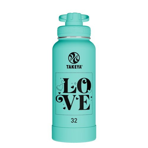 Actives Water Bottle With Spout Lid - customized