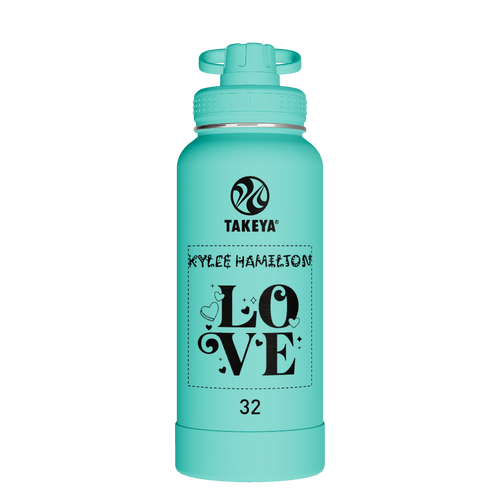 Actives Water Bottle With Spout Lid - customized