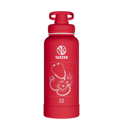 Actives Water Bottle With Spout Lid - customized