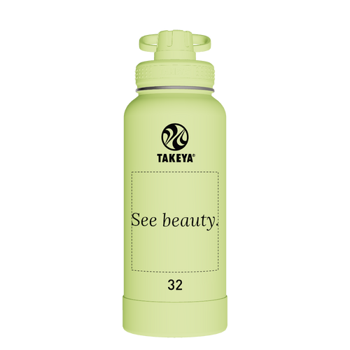 Actives Water Bottle With Spout Lid - customized