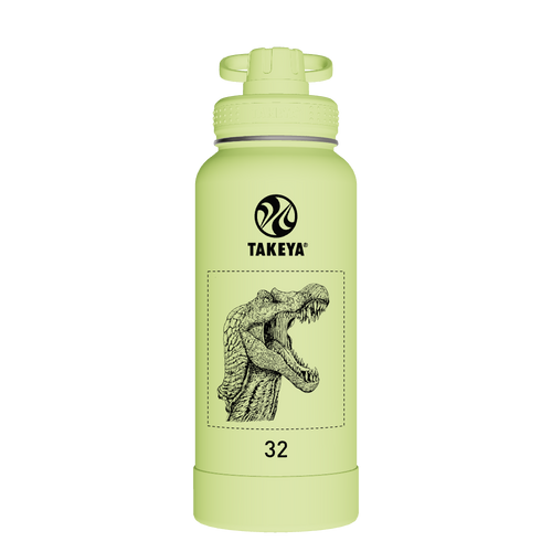 Actives Water Bottle With Spout Lid - customized