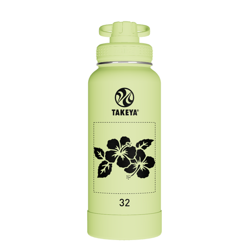 Actives Water Bottle With Spout Lid - customized
