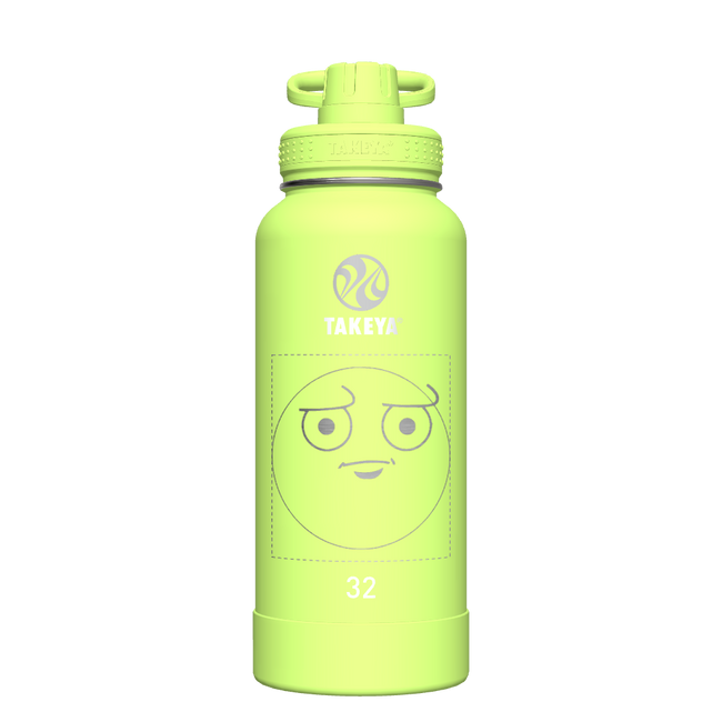 Actives Water Bottle With Spout Lid - customized
