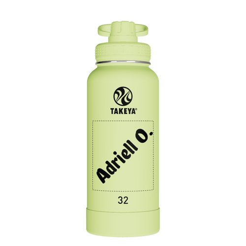 Actives Water Bottle With Spout Lid - customized