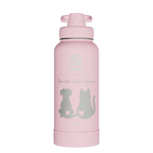 Actives Water Bottle With Spout Lid - customized