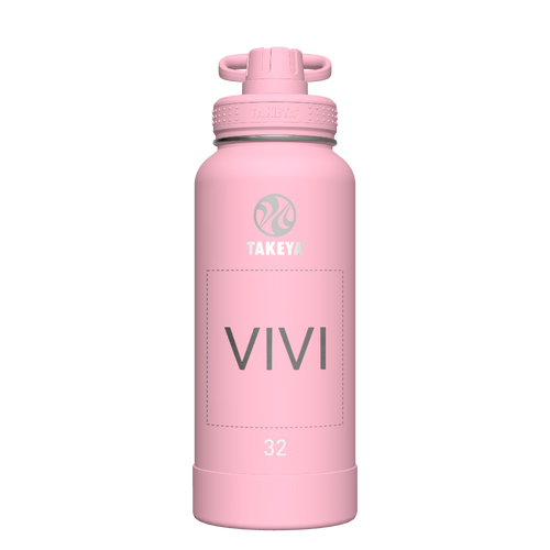 Actives Water Bottle With Spout Lid - customized