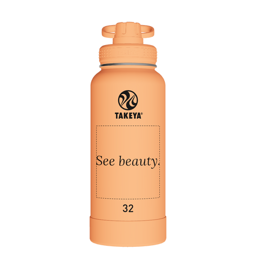 Actives Water Bottle With Spout Lid - customized