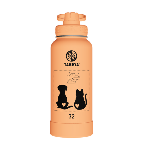 Actives Water Bottle With Spout Lid - customized