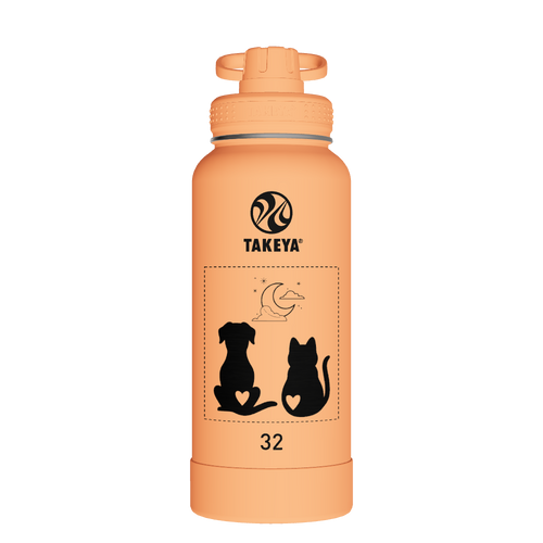Actives Water Bottle With Spout Lid - customized