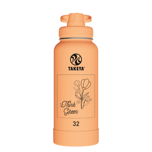 Actives Water Bottle With Spout Lid - customized