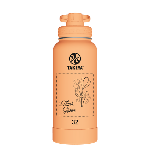 Actives Water Bottle With Spout Lid - customized