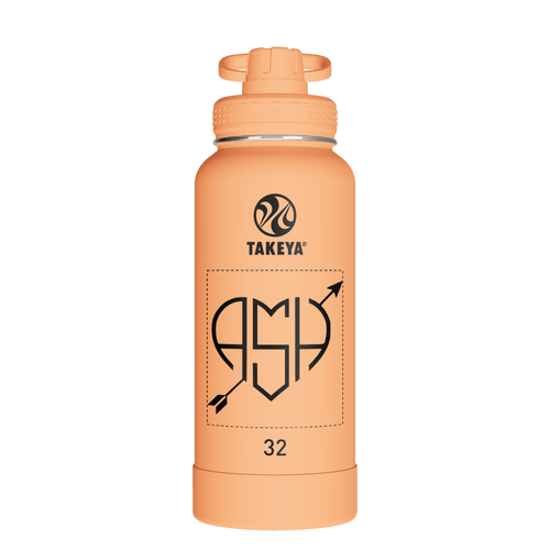 Actives Water Bottle With Spout Lid - customized
