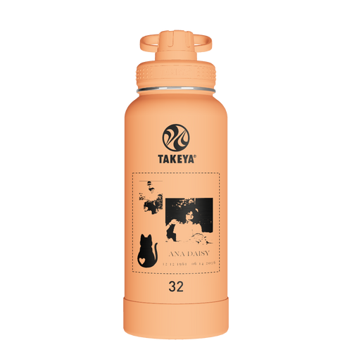 Actives Water Bottle With Spout Lid - customized