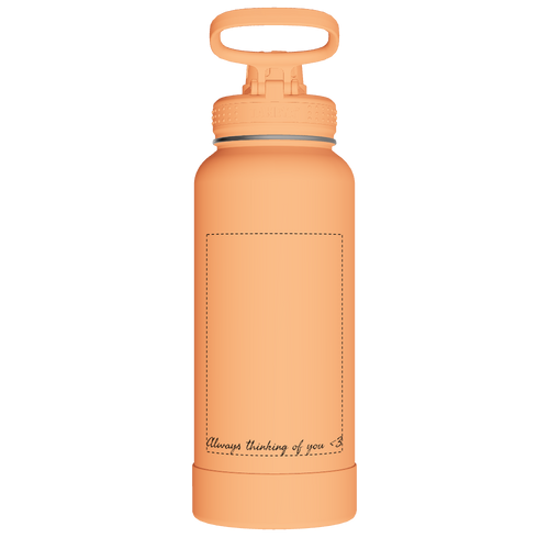 Actives Water Bottle With Spout Lid - customized